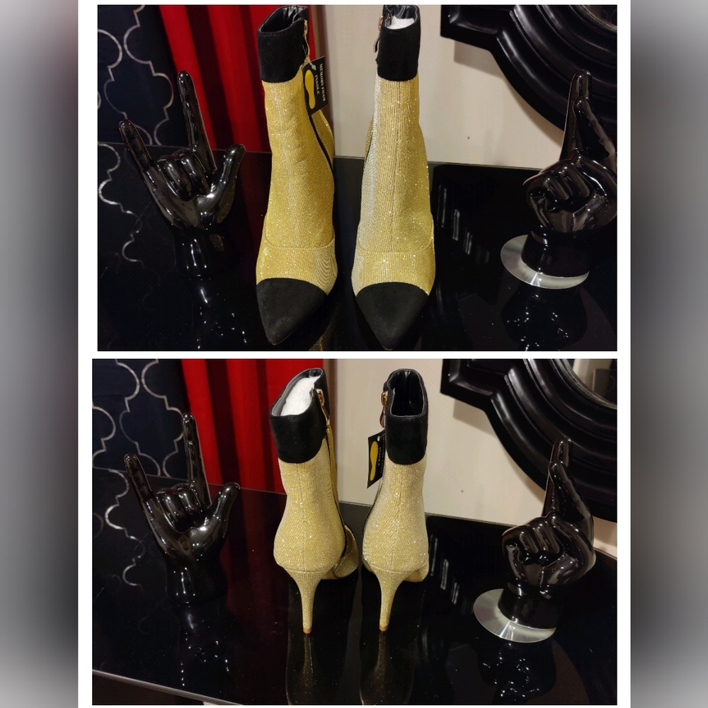 Gold Boots